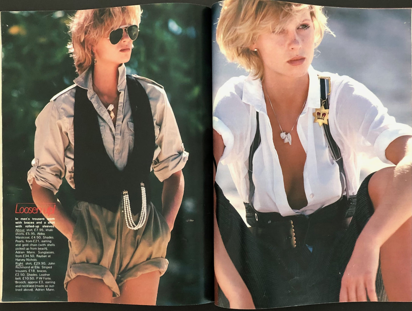 Cosmopolitan UK February 1982 - Goldie Hawn by Denis Piel