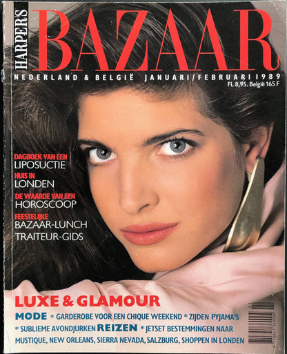 Harper's Bazaar januari/februari 1989 - Stephanie Seymour