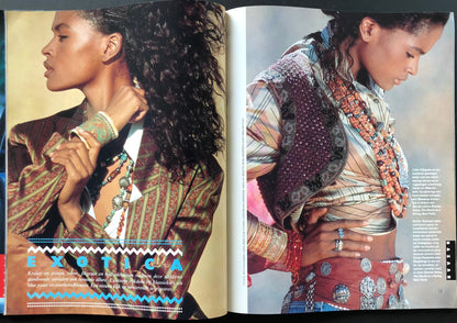 Harper's Bazaar januari/februari 1989 - Stephanie Seymour